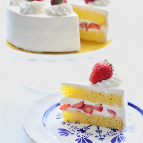 Strawberry Shortcake cake - Japanese version - Chopstick Chronicles