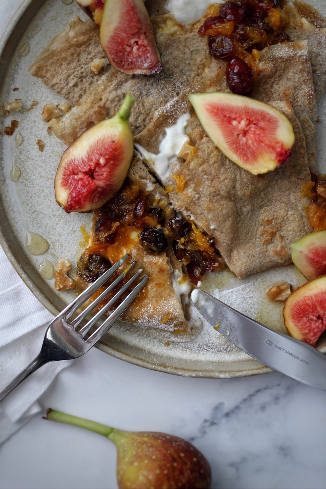 Cardamom Oat Crepes with Cranberry Orange Sauce – INDY ASSA