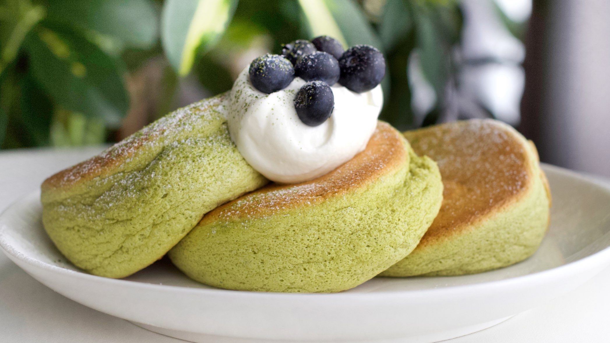 Matcha pancakes deals